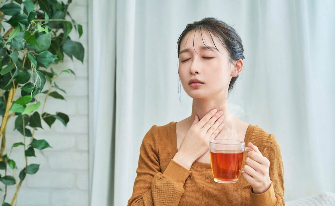 うがいよりも心地よい？春の喉ケアに新習慣。グリーンルイボスティーで始める『喉クレンジング』